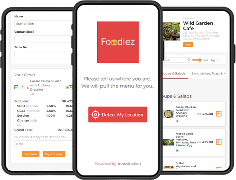 foodiz- Online Food Ordering System For Restaurants