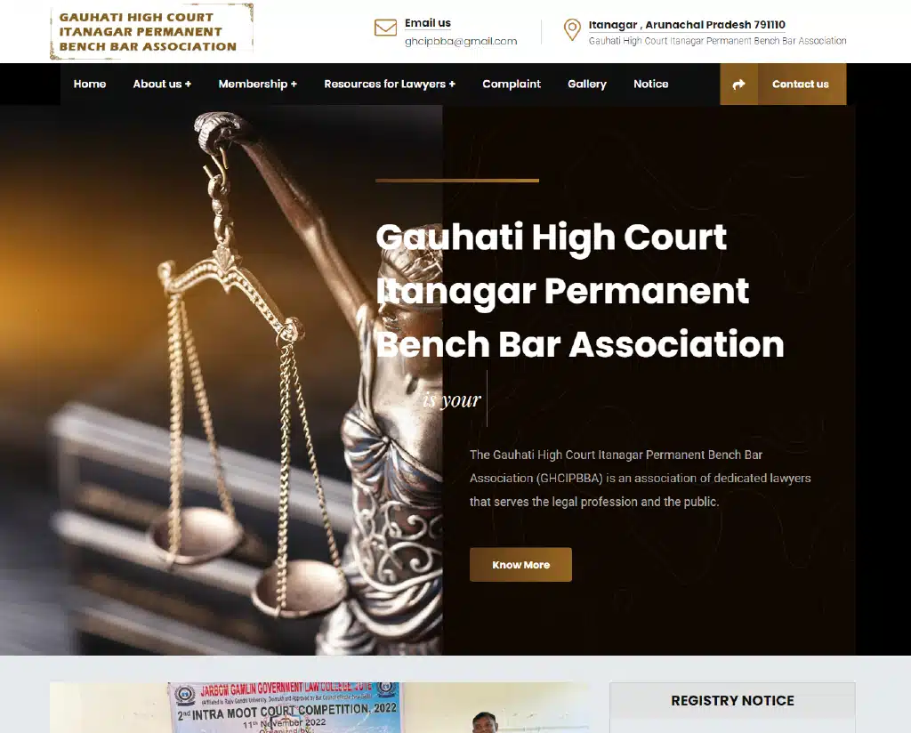 Bar Association screenshot