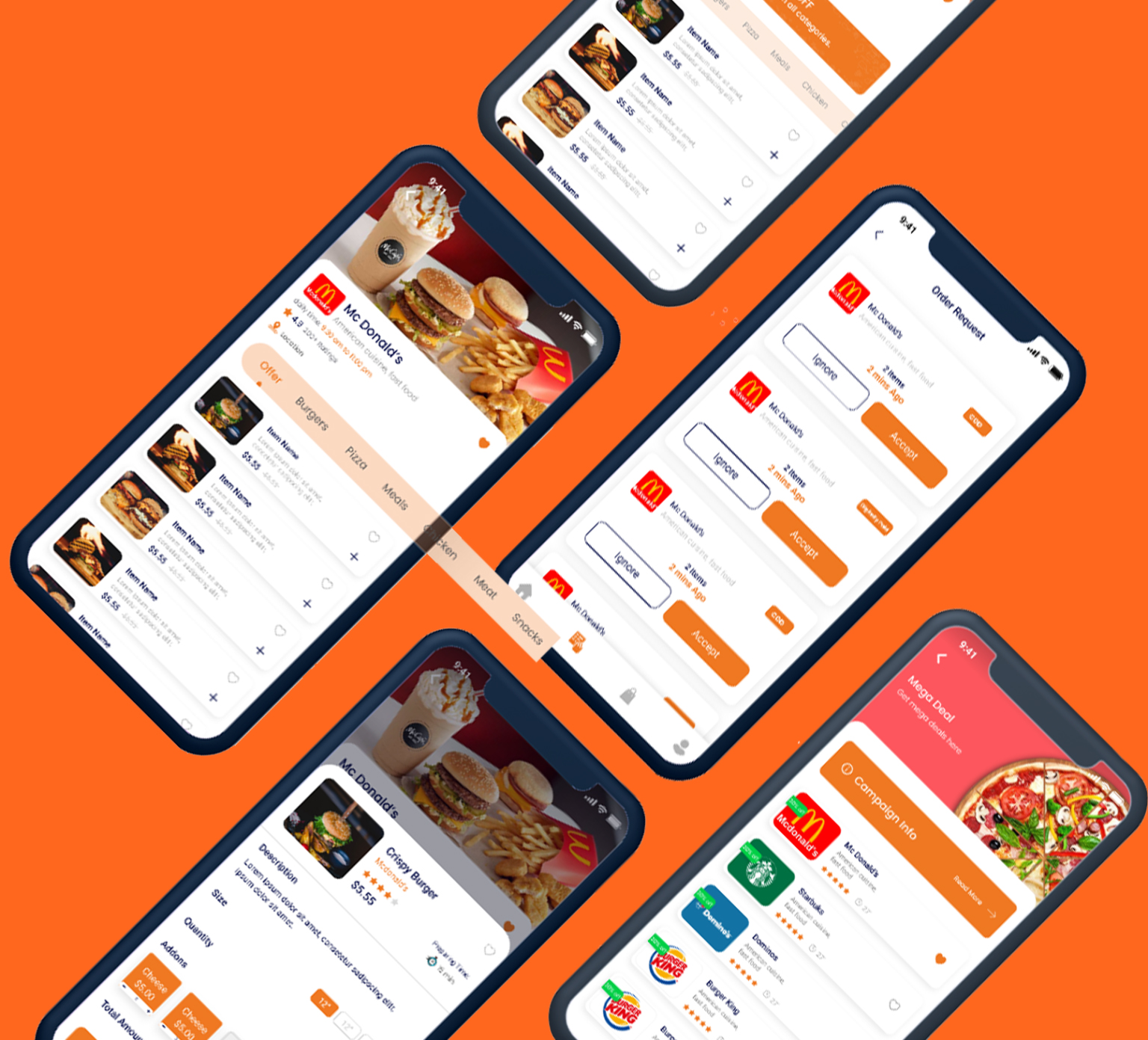 Multi Restaurant Food Delivery App