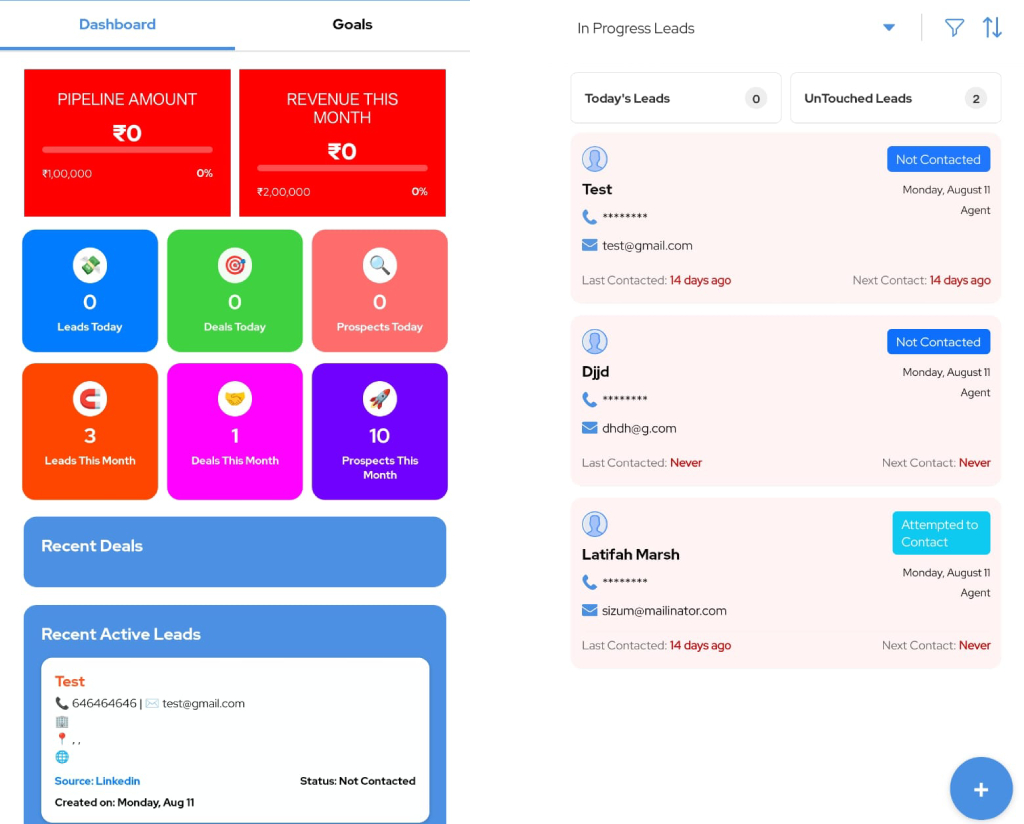 SALESFORCE MOBILE APP screenshot